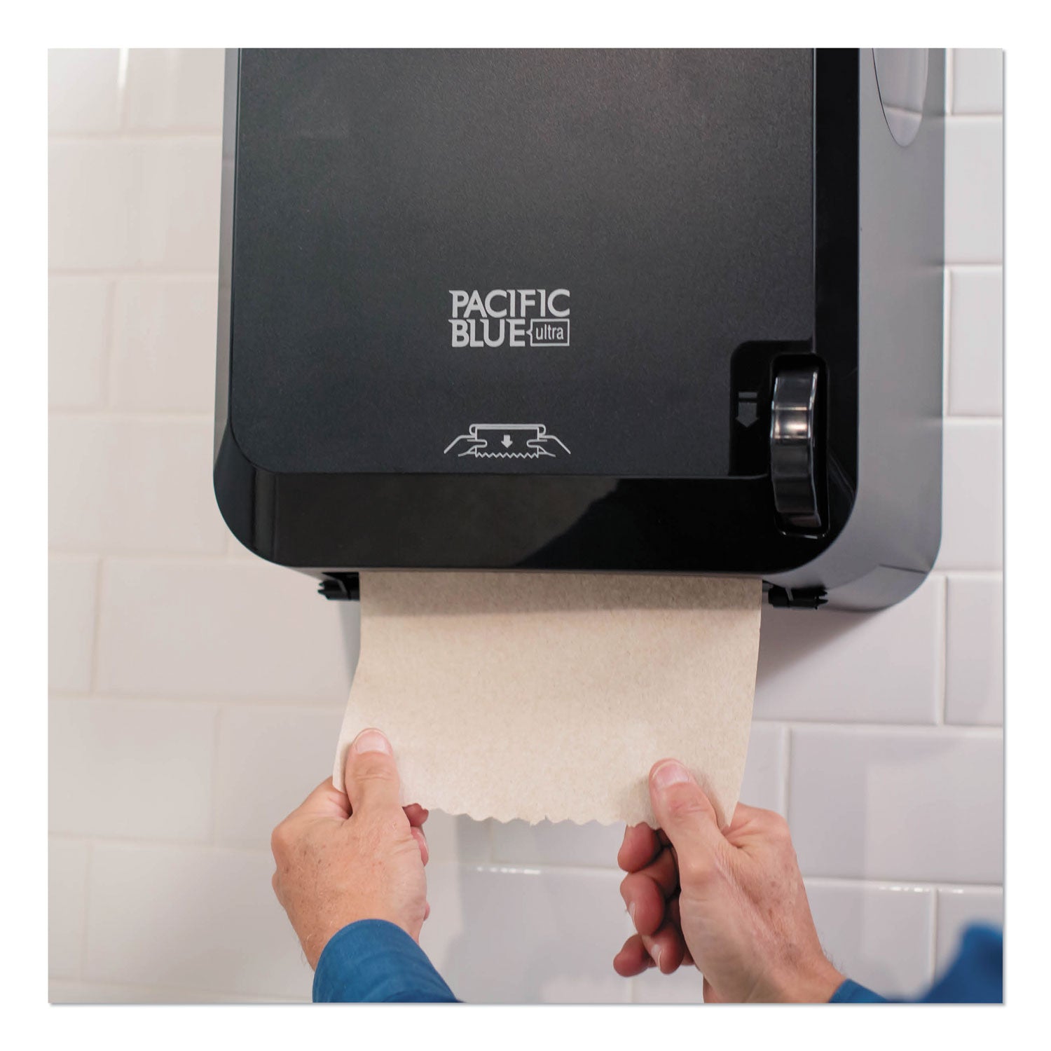 Georgia Pacific Pacific Blue Ultra Paper Towel Dispenser, Mechanical, 12.9 x 9 x 16.8, Black Georgia Pacific Pacific Blue Ultra Paper Towel Dispenser, Mechanical, 12.9 x 9 x 16.8, Black