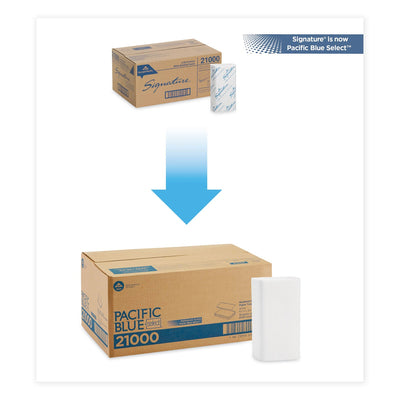 Georgia Pacific Blue Select Multi-Fold 2 Ply Paper Towel, 9.2 x 9.4, White, 125/Pack, 16 Packs/Carton Georgia Pacific Blue Select Multi-Fold 2 Ply Paper Towel, 9.2 x 9.4, White, 125/Pack, 16 Packs/Carton