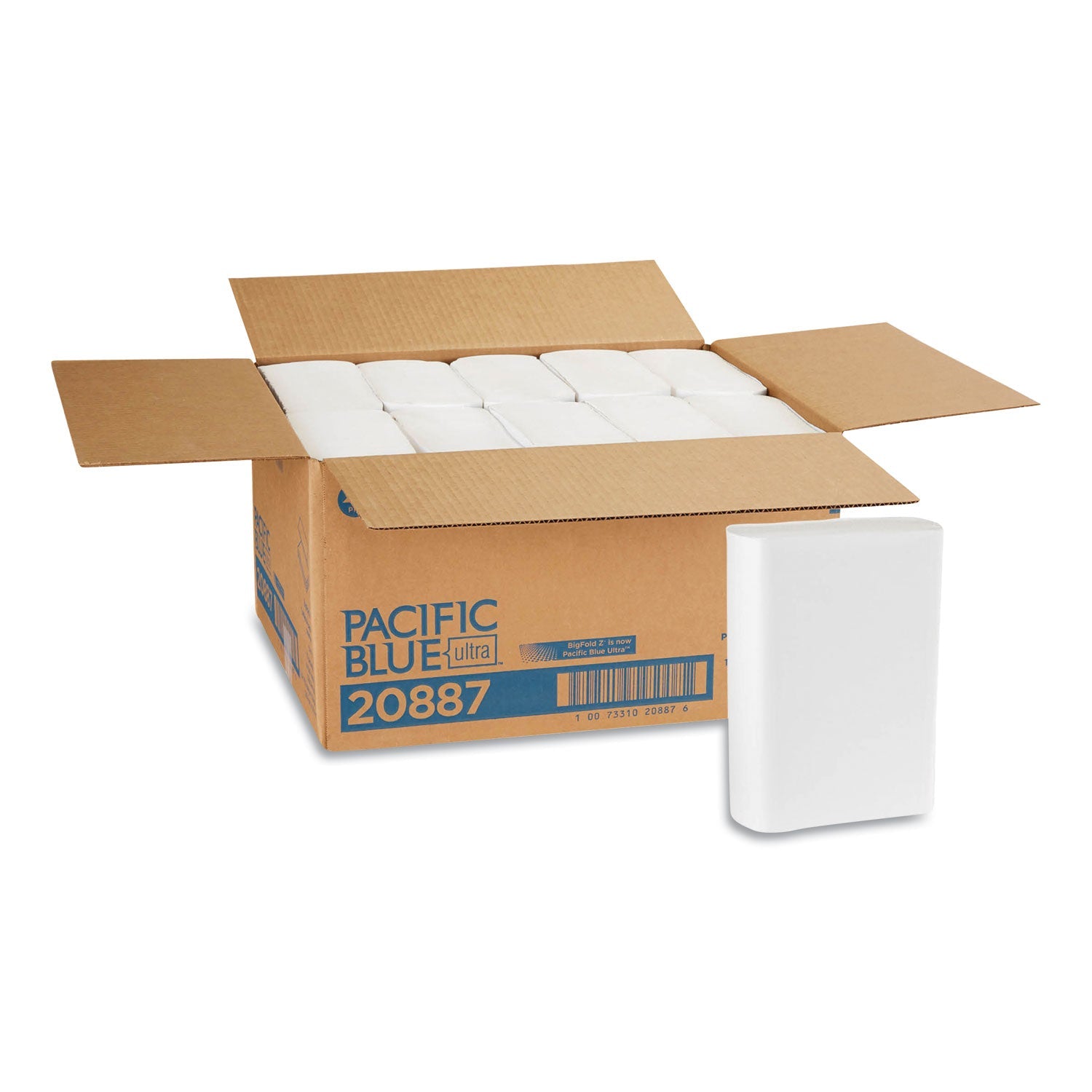 Georgia Pacific Pacific Blue Ultra Folded Paper Towels, 10.2 x 10.8, White, 220/Pack, 10 Packs/Carton Georgia Pacific Pacific Blue Ultra Folded Paper Towels, 10.2 x 10.8, White, 220/Pack, 10 Packs/Carton