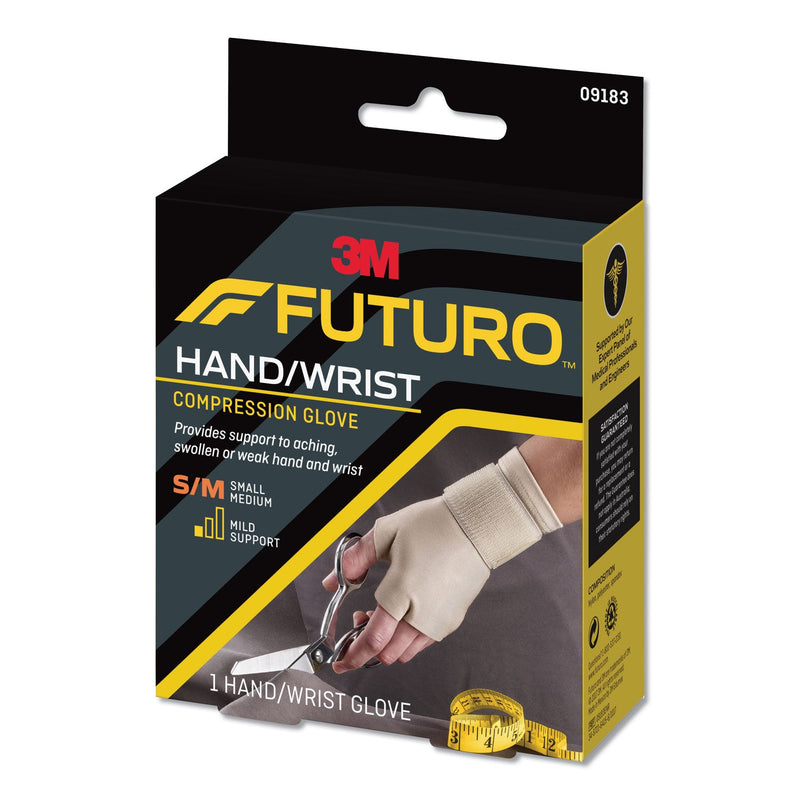 FUTURO Energizing Support Glove, Small/Medium, Fits Palm Size 6.5" - 8.0", Tan FUTURO Energizing Support Glove, Small/Medium, Fits Palm Size 6.5" - 8.0", Tan