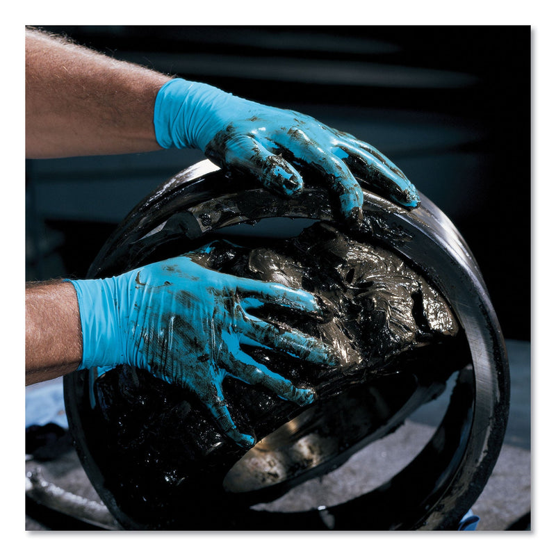KleenGuard G10 Blue Nitrile Gloves, General Purpose, 242 mm Length, Small, 100/Box KleenGuard G10 Blue Nitrile Gloves, General Purpose, 242 mm Length, Small, 100/Box