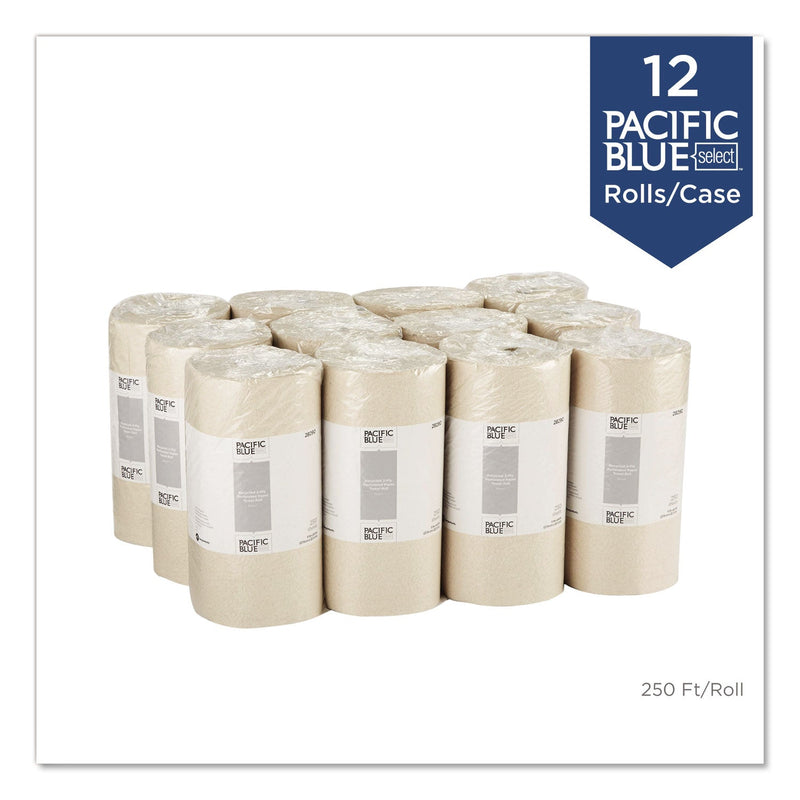 Georgia Pacific Pacific Blue Basic Jumbo Perforated Kitchen Roll Paper Towels, 2-Ply, 11 x 8.8, Brown, 250/Roll, 12 Rolls/Carton Georgia Pacific Pacific Blue Basic Jumbo Perforated Kitchen Roll Paper Towels, 2-Ply, 11 x 8.8, Brown, 250/Roll, 12 Rolls/Carton