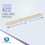Dynarex Tongue Depressors Wood - Non-Sterile, 500ea/bx, 10bxs/cs (5000 Count) Dynarex Tongue Depressors Wood - Non-Sterile, 500ea/bx, 10bxs/cs (5000 Count)