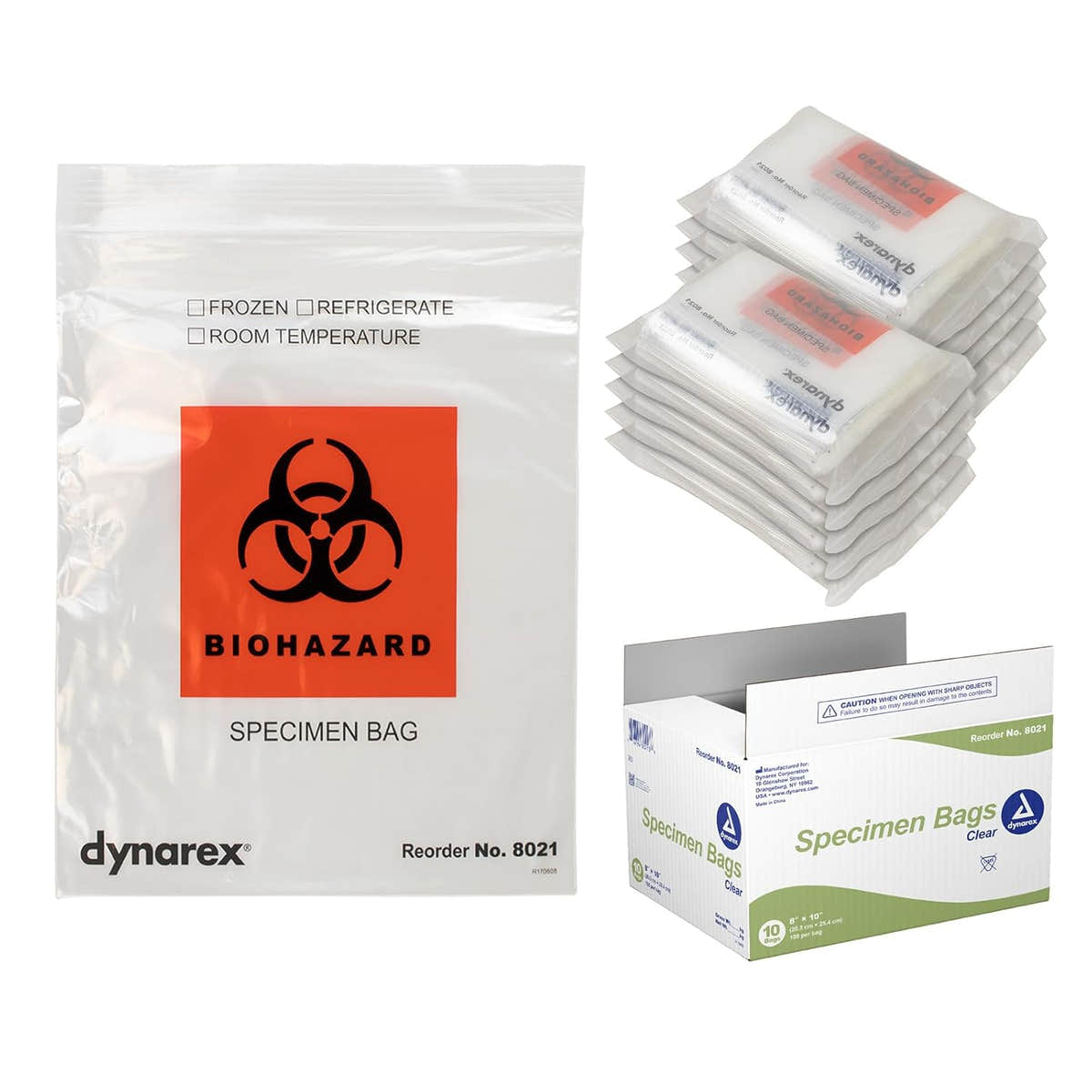 Dynarex Specimen Bags, 2 mil (1000 Count) Dynarex Specimen Bags, 2 mil (1000 Count)