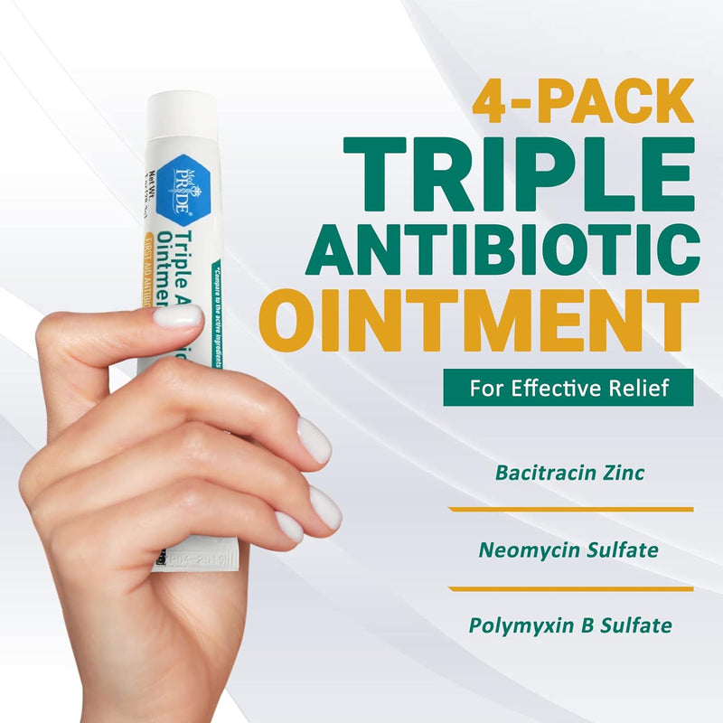 MedPride Triple Antibiotic Ointment - 1oz. Tubes - Indv. Boxed - Case of 72 MedPride Triple Antibiotic Ointment - 1oz. Tubes - Indv. Boxed - Case of 72
