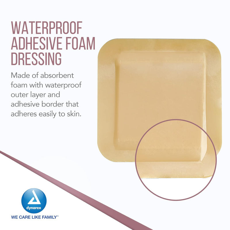 Dynarex DynaLevin - Waterproof Adhesive Bordered Foam - 10ea/bx, 12bxs/cs (120 Count) Dynarex DynaLevin - Waterproof Adhesive Bordered Foam - 10ea/bx, 12bxs/cs (120 Count)