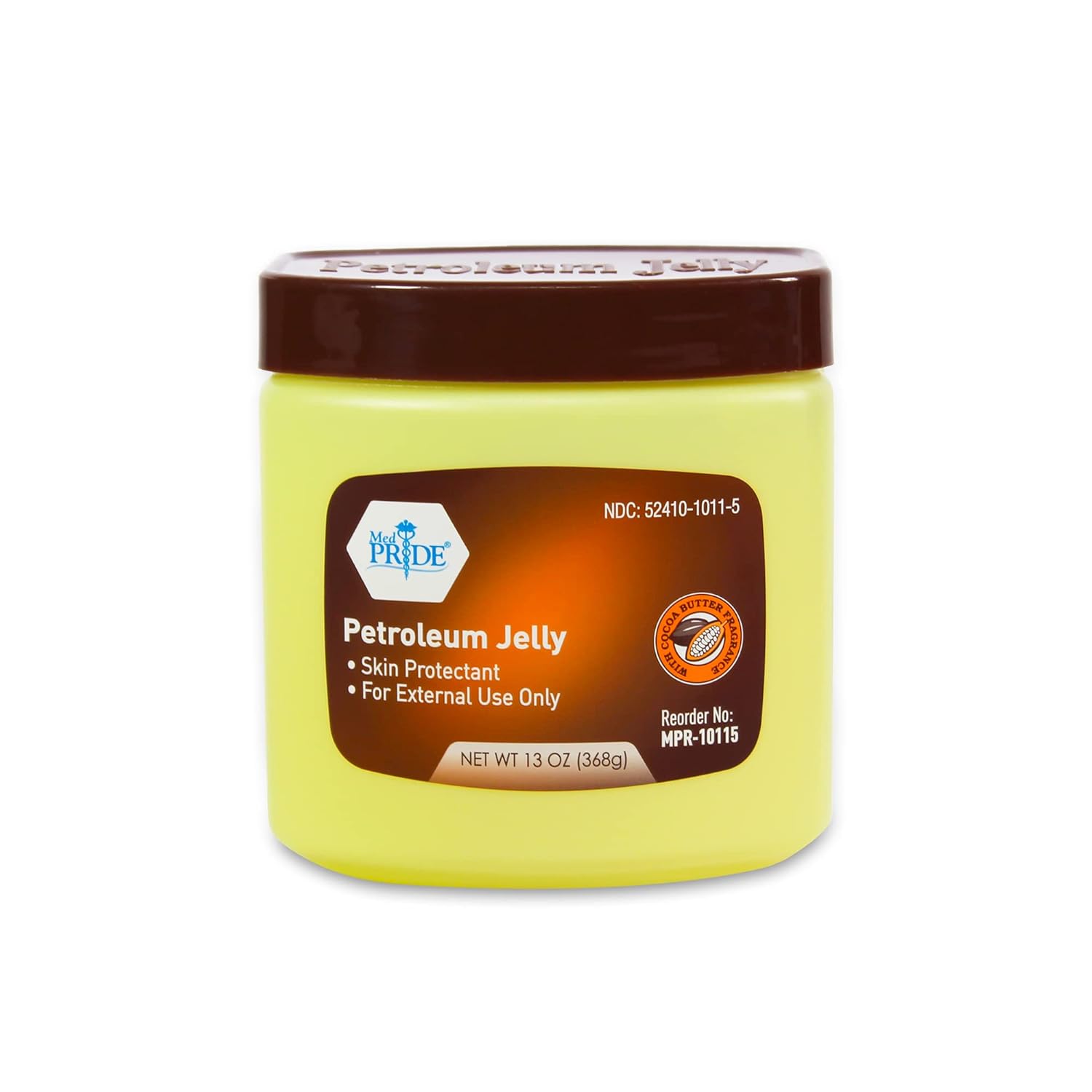 MedPride Petroleum Jelly - Cocoa Butter - 13 oz - 24/cs. MedPride Petroleum Jelly - Cocoa Butter - 13 oz - 24/cs.