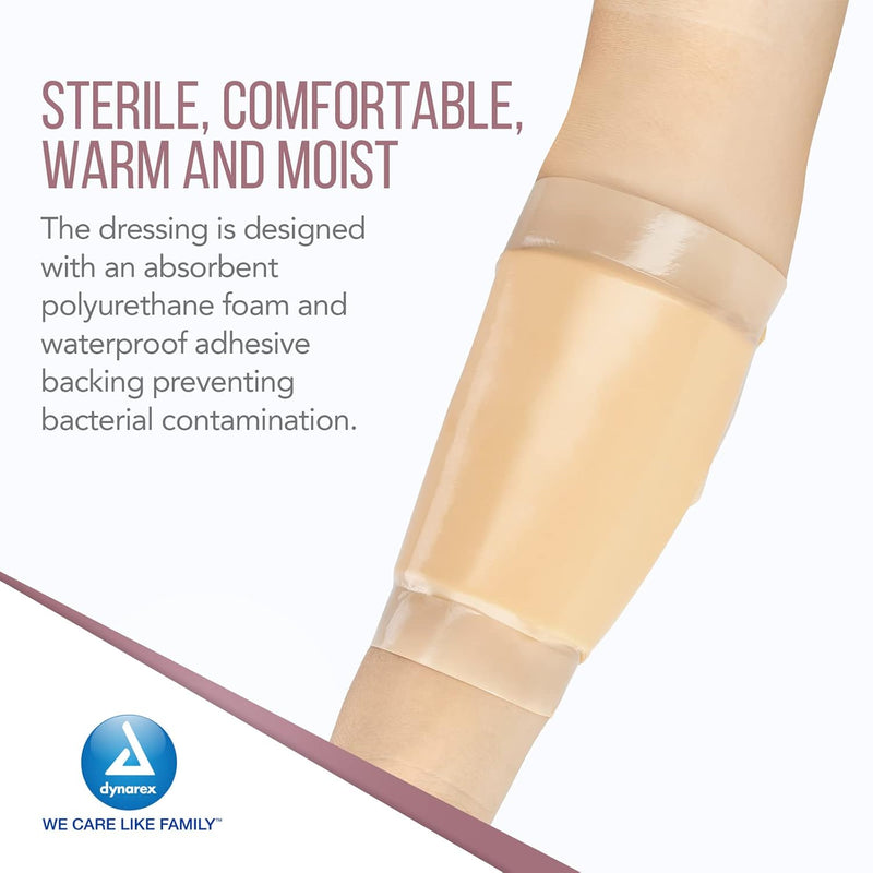 Dynarex DynaLevin - Waterproof Adhesive Bordered Foam - 10ea/bx, 12bxs/cs (120 Count) Dynarex DynaLevin - Waterproof Adhesive Bordered Foam - 10ea/bx, 12bxs/cs (120 Count)