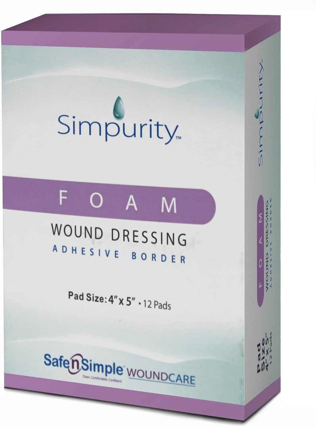 Safe N Simple Simpurity Foam with Adhesive Border (192 Count) Safe N Simple Simpurity Foam with Adhesive Border (192 Count)