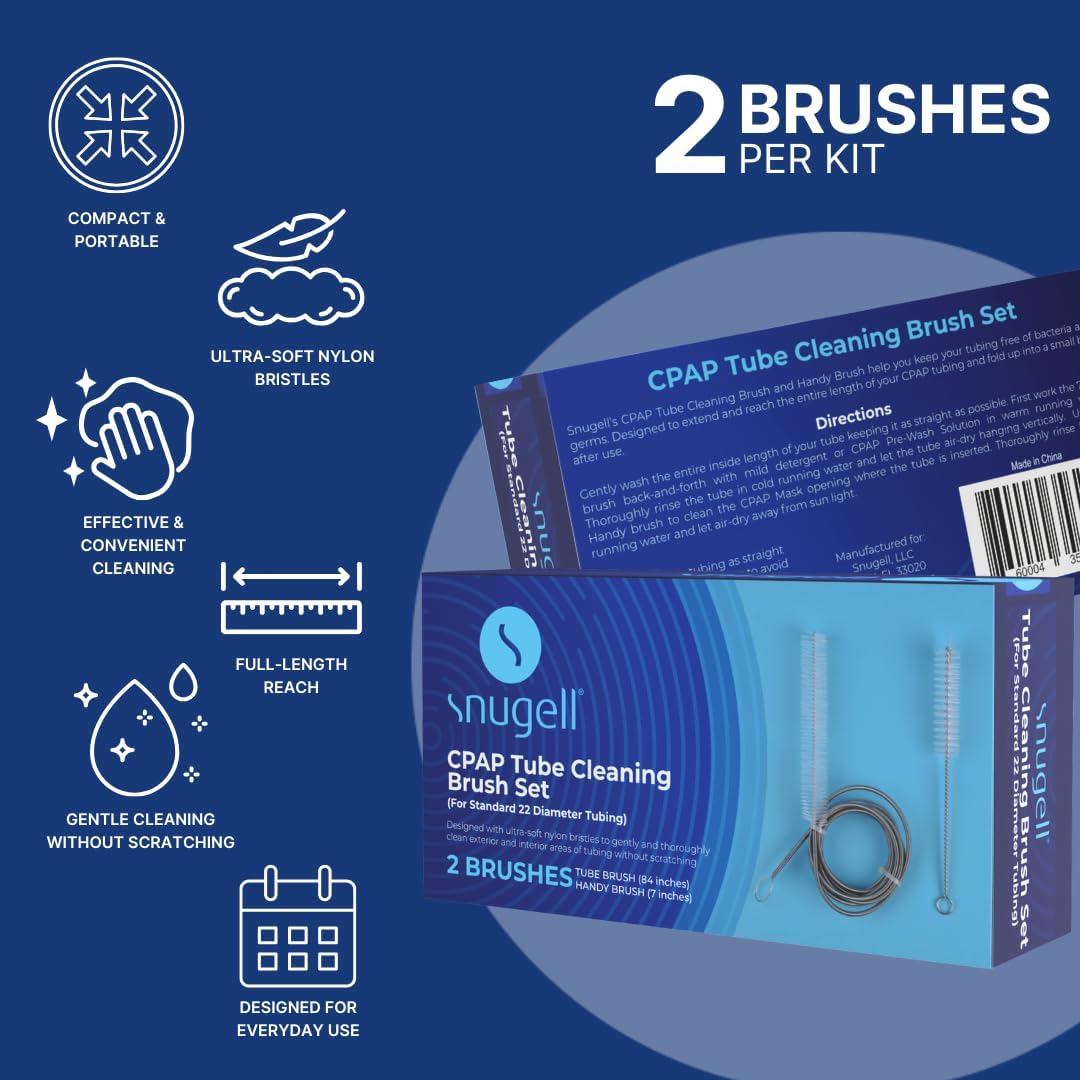 CPAP Tube Cleaning Brush and Mask Cleaning Brush CPAP Tube Cleaning Brush and Mask Cleaning Brush