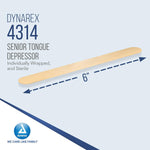 Dynarex Tongue Depressors Wood - Sterile, 100ea/bx, 10bxs/cs (1000 Count) Dynarex Tongue Depressors Wood - Sterile, 100ea/bx, 10bxs/cs (1000 Count)