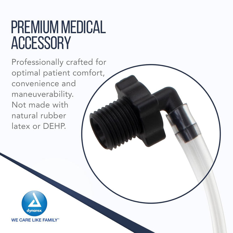 Dynarex Oxygen Humidifier Elbow Tubing Connector (10 Count) Dynarex Oxygen Humidifier Elbow Tubing Connector (10 Count)