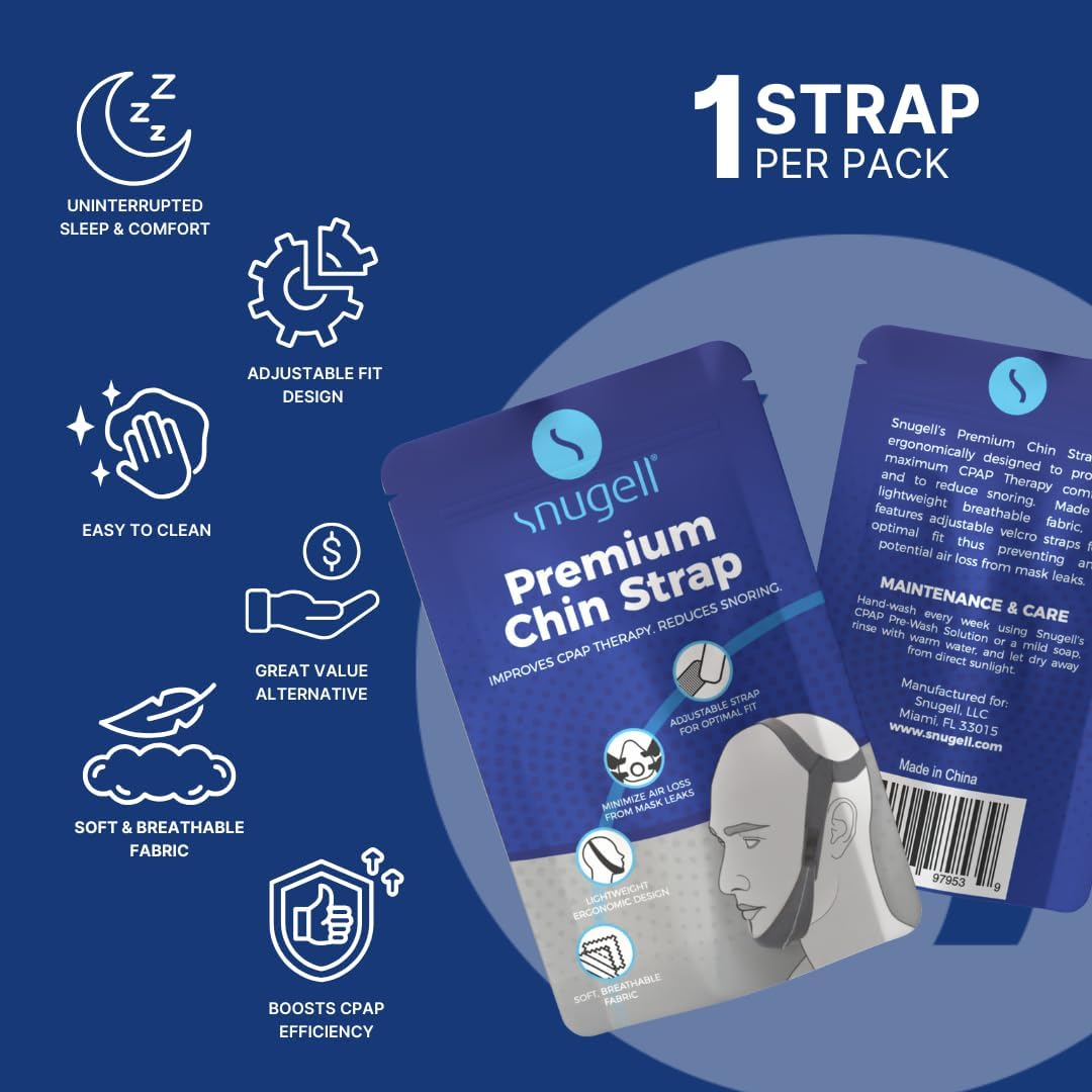 Premium Chin Strap for CPAP Users - Adjustable Strap Premium Chin Strap for CPAP Users - Adjustable Strap