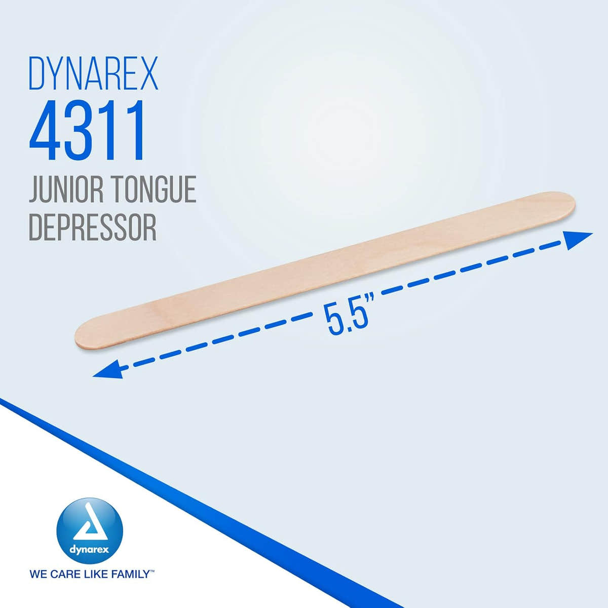 Dynarex Tongue Depressors Wood - Non-Sterile, 500ea/bx, 10bxs/cs (5000 Count) Dynarex Tongue Depressors Wood - Non-Sterile, 500ea/bx, 10bxs/cs (5000 Count)