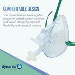 Dynarex EtCO2 Elongated Mask w/ CO2 sampling line w/ 7', 2.1 m - (25 Count) Dynarex EtCO2 Elongated Mask w/ CO2 sampling line w/ 7', 2.1 m - (25 Count)