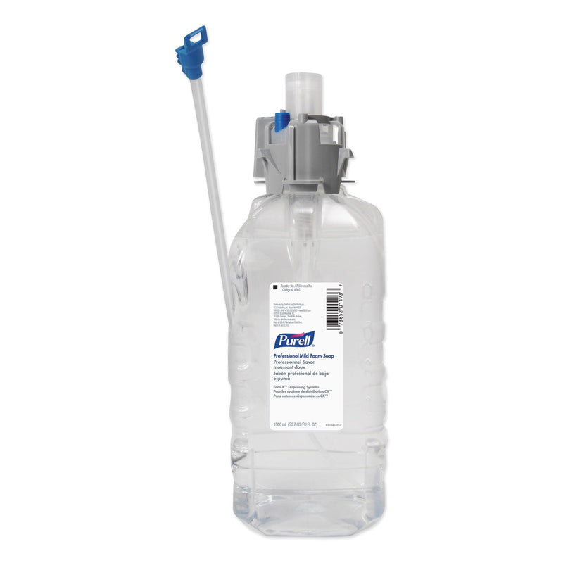 PURELL Professional Mild Foam Soap, For CX, CXi, CXT Dispensers, Fragrance-Free, 1,500 mL, 4/Carton PURELL Professional Mild Foam Soap, For CX, CXi, CXT Dispensers, Fragrance-Free, 1,500 mL, 4/Carton