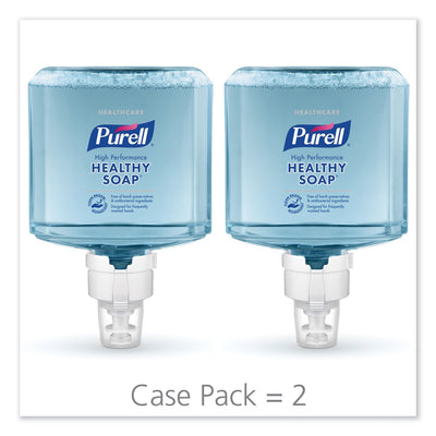 PURELL CLEAN RELEASE Technology (CRT) HEALTHY SOAP High Performance Foam, For ES8 Dispensers, Fragrance-Free, 1,200 mL, 2/Carton PURELL CLEAN RELEASE Technology (CRT) HEALTHY SOAP High Performance Foam, For ES8 Dispensers, Fragrance-Free, 1,200 mL, 2/Carton