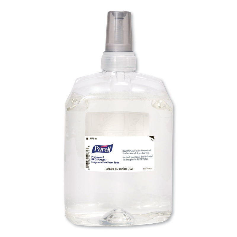 PURELL Professional REDIFOAM Fragrance-Free Foam Soap, 2,000 mL, 4/Carton PURELL Professional REDIFOAM Fragrance-Free Foam Soap, 2,000 mL, 4/Carton