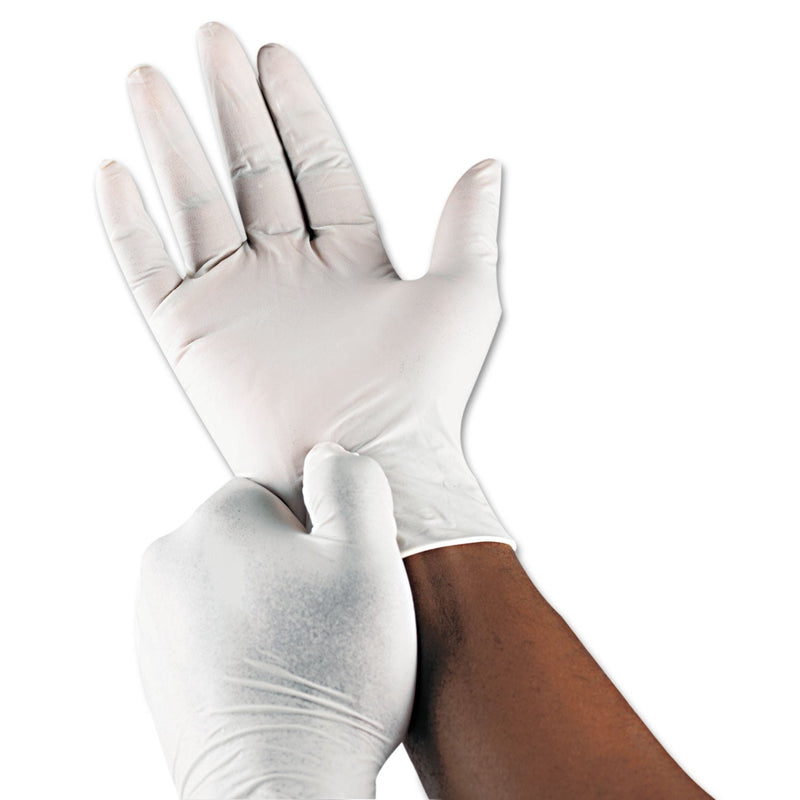 Curad Latex Exam Gloves, Powder-Free, Large, 100/Box Curad Latex Exam Gloves, Powder-Free, Large, 100/Box