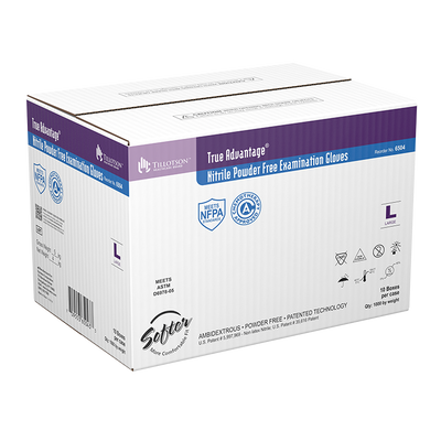 Dynarex True Advantage Nitrile Exam Gloves - 100ea/bx, 10bxs/cs (1000 Count) Dynarex True Advantage Nitrile Exam Gloves - 100ea/bx, 10bxs/cs (1000 Count)