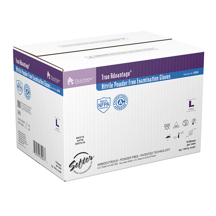Dynarex True Advantage Nitrile Exam Gloves - 100ea/bx, 10bxs/cs (1000 Count) Dynarex True Advantage Nitrile Exam Gloves - 100ea/bx, 10bxs/cs (1000 Count)