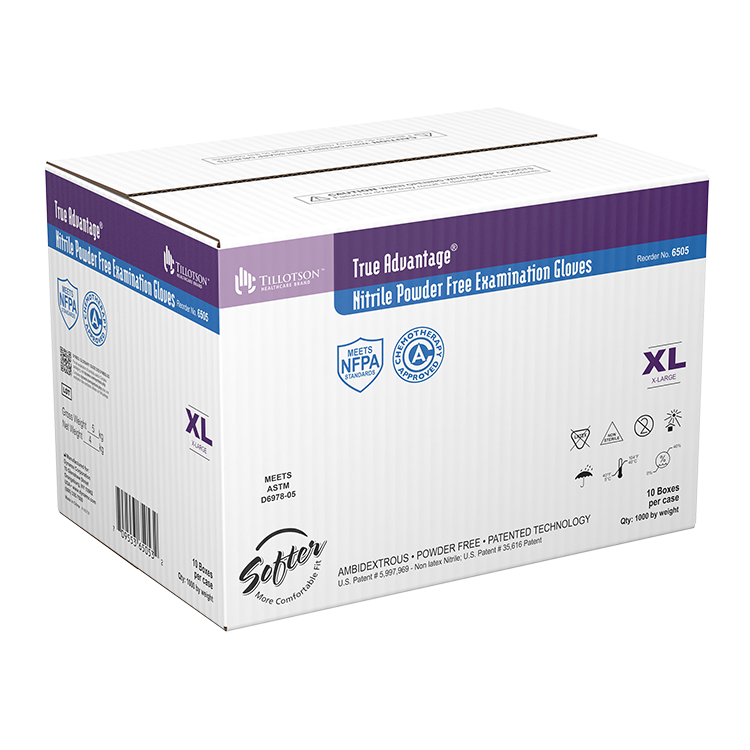Dynarex True Advantage Nitrile Exam Gloves - 100ea/bx, 10bxs/cs (1000 Count) Dynarex True Advantage Nitrile Exam Gloves - 100ea/bx, 10bxs/cs (1000 Count)