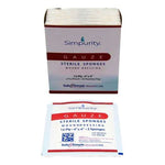 Safe N Simple Simpurity Gauze Sterile Sponge, 4 x 4 - 12 ply (400 Count) Safe N Simple Simpurity Gauze Sterile Sponge, 4 x 4 - 12 ply (400 Count)