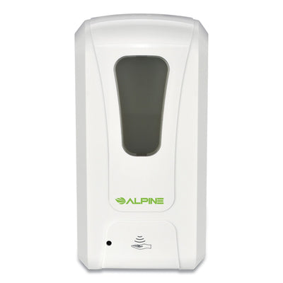 Alpine Liquid Hand Sanitizer/Soap Dispenser, 1,000 mL, 6 x 4.48 x 11.1, White Alpine Liquid Hand Sanitizer/Soap Dispenser, 1,000 mL, 6 x 4.48 x 11.1, White