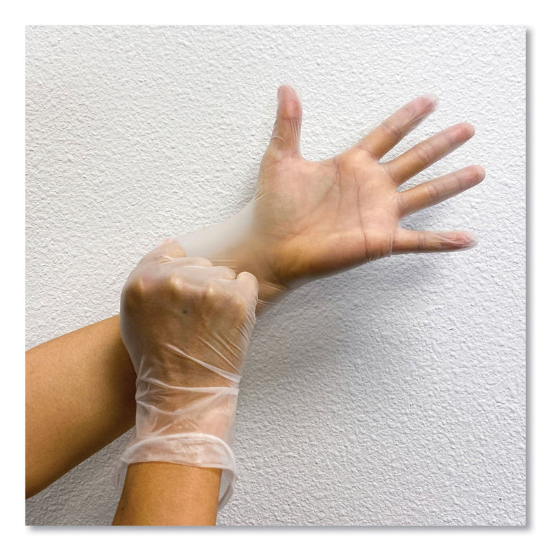 GN1 Single Use Vinyl Glove, Clear, Medium, 100/Box, 10 Boxes/Carton GN1 Single Use Vinyl Glove, Clear, Medium, 100/Box, 10 Boxes/Carton