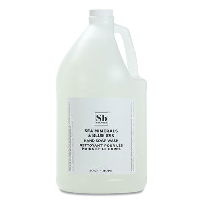 Soapbox Hand Soap, Sea Minerals and Blue Iris, 1 gal Bottle Soapbox Hand Soap, Sea Minerals and Blue Iris, 1 gal Bottle