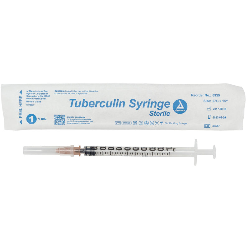 Dynarex Tuberculin Non-Safety Syringe - Luer Slip (1000 Count) Dynarex Tuberculin Non-Safety Syringe - Luer Slip (1000 Count)
