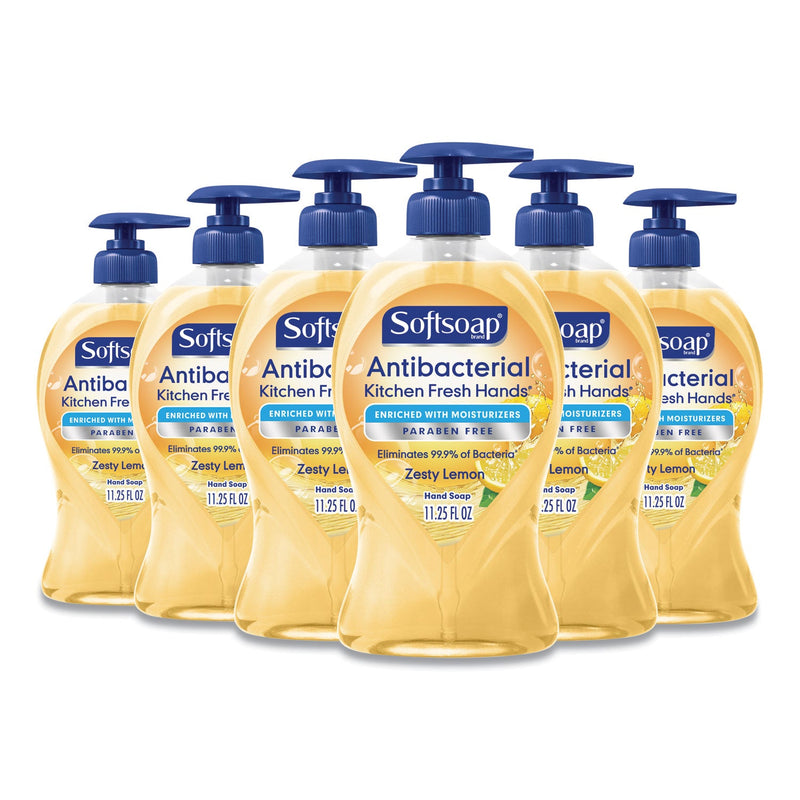 Softsoap Antibacterial Hand Soap, Citrus, 11.25 oz Pump Bottle, 6/Carton Softsoap Antibacterial Hand Soap, Citrus, 11.25 oz Pump Bottle, 6/Carton