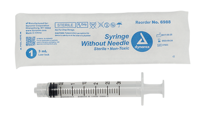 Dynarex Syringe without Needle - Non Toxic - Luer Lock Dynarex Syringe without Needle - Non Toxic - Luer Lock