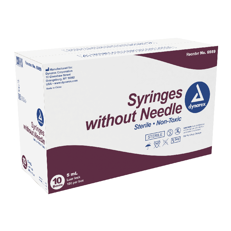 Dynarex Syringe without Needle - Non Toxic - Luer Lock Dynarex Syringe without Needle - Non Toxic - Luer Lock