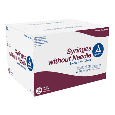 Dynarex Syringe without Needle - Non Toxic - Luer Lock Dynarex Syringe without Needle - Non Toxic - Luer Lock
