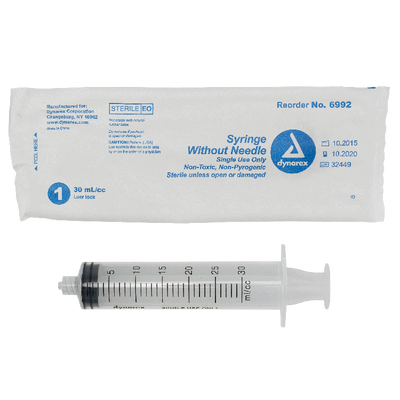 Dynarex Syringe without Needle - Non Toxic - Luer Lock Dynarex Syringe without Needle - Non Toxic - Luer Lock
