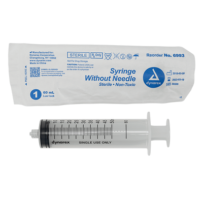Dynarex Syringe without Needle - Non Toxic - Luer Lock Dynarex Syringe without Needle - Non Toxic - Luer Lock