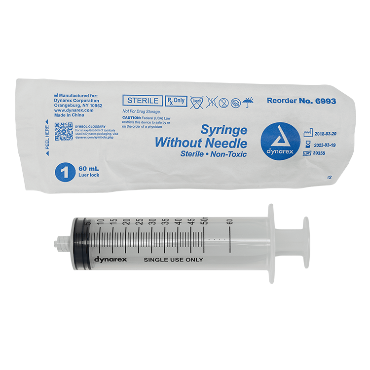 Dynarex Syringe without Needle - Non Toxic - Luer Lock Dynarex Syringe without Needle - Non Toxic - Luer Lock