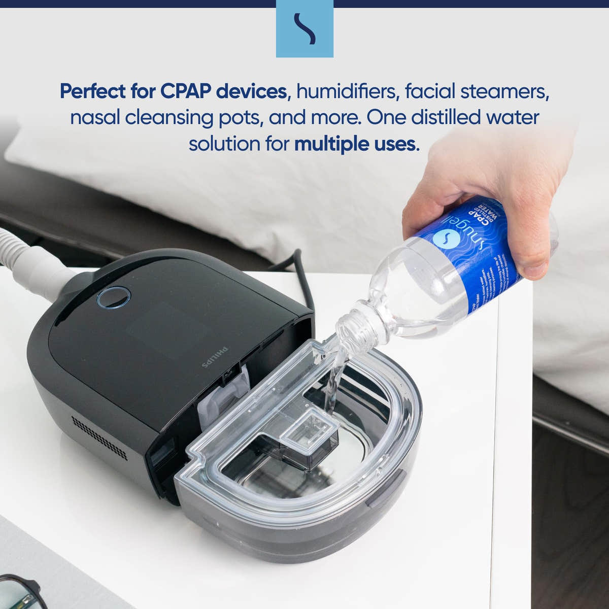 Distilled Water for CPAP Machines (8-Pack, 12 oz) Distilled Water for CPAP Machines (8-Pack, 12 oz)