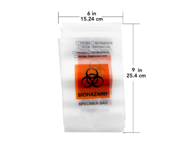 6x9 Specimen Transport Bags 6x9 Specimen Transport Bags