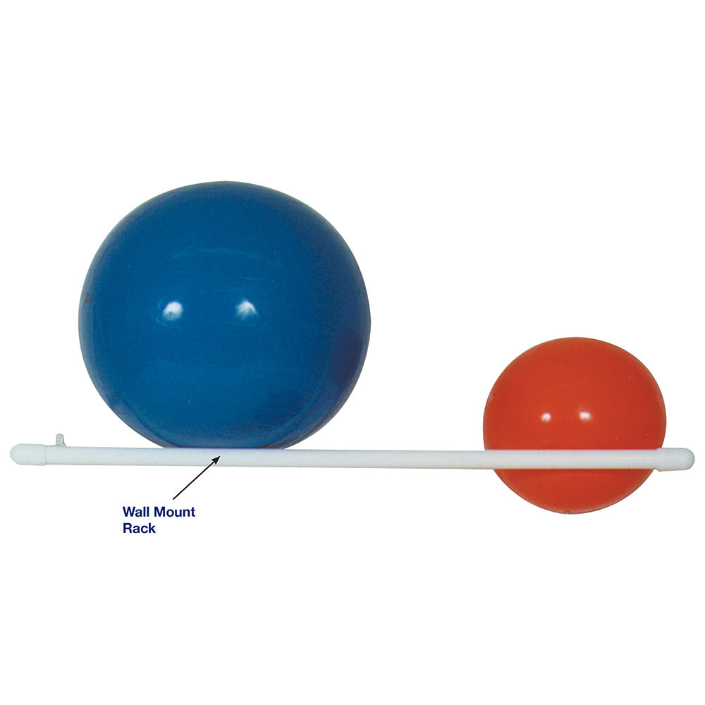 MJM International 7005 Wall mount ball rack 58" L x 17" W x 3" H MJM International 7005 Wall mount ball rack 58" L x 17" W x 3" H