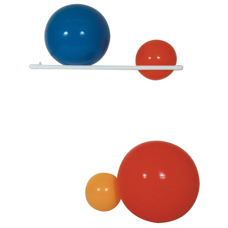 MJM International 7005 Wall mount ball rack 58" L x 17" W x 3" H MJM International 7005 Wall mount ball rack 58" L x 17" W x 3" H