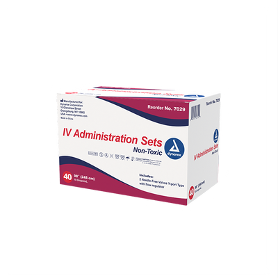 Dynarex IV administration set - 10 drops 98" (40 Count) Dynarex IV administration set - 10 drops 98" (40 Count)