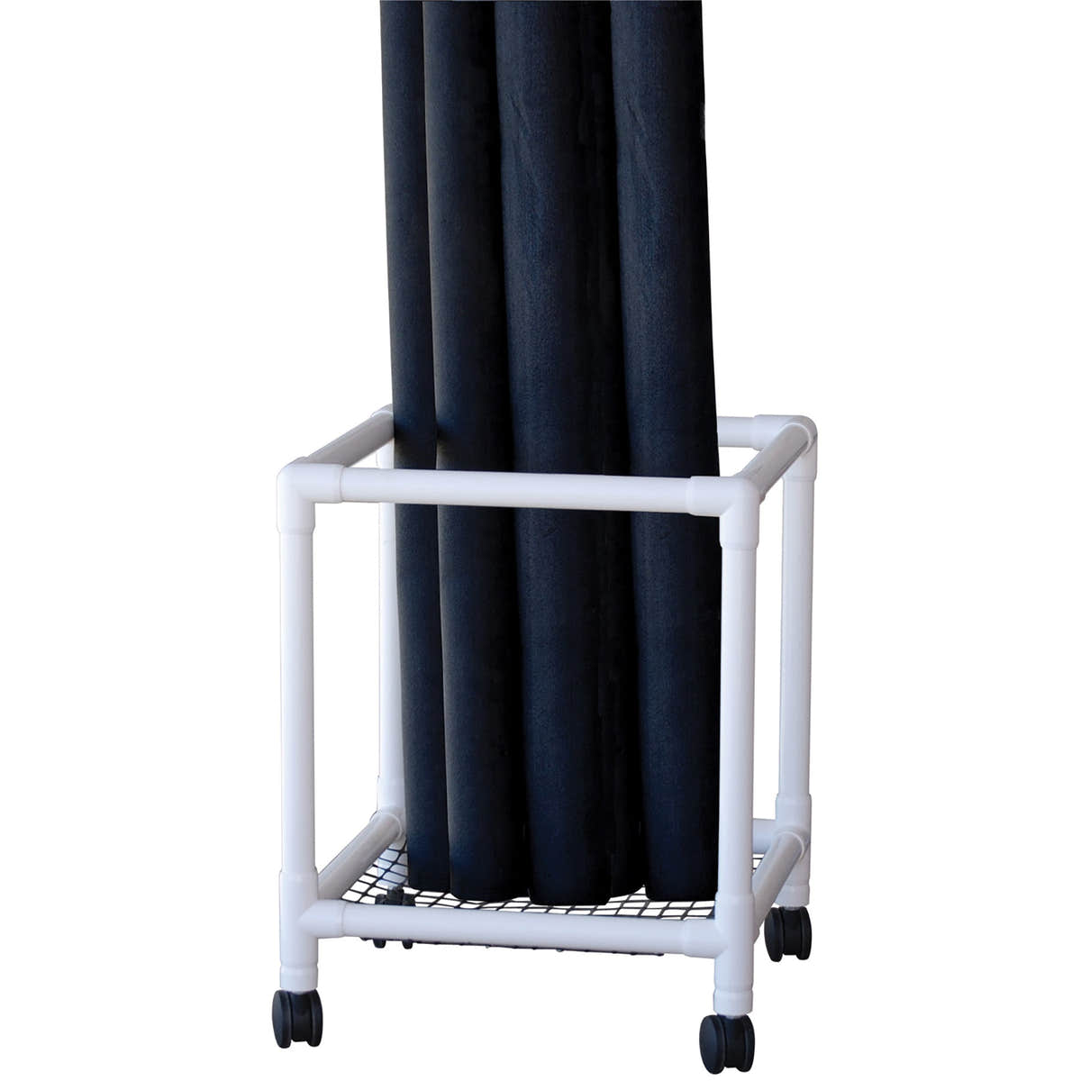 MJM International 7030 Foam roll storage cart, holds 9 + rolls MJM International 7030 Foam roll storage cart, holds 9 + rolls