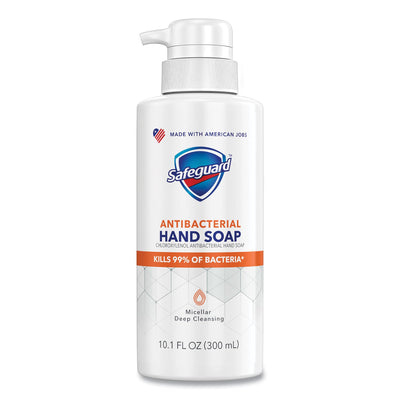 Safeguard Antibacterial Liquid Hand Soap, Fresh Clean Scent, 10.1 oz Pump Bottle, 4/Carton Safeguard Antibacterial Liquid Hand Soap, Fresh Clean Scent, 10.1 oz Pump Bottle, 4/Carton