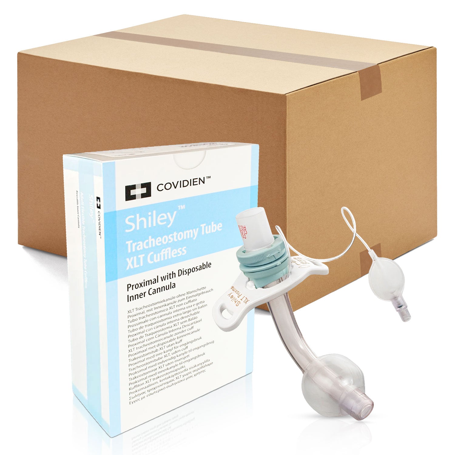 Shiley XLT Extended-Length Cuffless Tracheostomy Tube Shiley XLT Extended-Length Cuffless Tracheostomy Tube