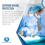 Dynarex Surgical Gauze Sponge - Sterile 2's, 8" x 4" 12 Ply, 25ea/bx, 20bxs/cs (500 Count) Dynarex Surgical Gauze Sponge - Sterile 2's, 8" x 4" 12 Ply, 25ea/bx, 20bxs/cs (500 Count)