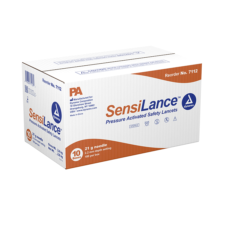 Dynarex Safety Lancets - Button and Pressure (1000 Count) Dynarex Safety Lancets - Button and Pressure (1000 Count)