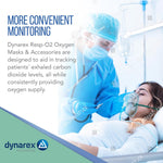 Dynarex EtCO2 Elongated Mask w/ CO2 sampling line w/ 7', 2.1 m - (25 Count) Dynarex EtCO2 Elongated Mask w/ CO2 sampling line w/ 7', 2.1 m - (25 Count)