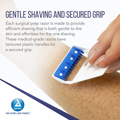Dynarex Gallant Disposable Prep Razors - 50ea/bx, 5bxs/cs (250 Count) Dynarex Gallant Disposable Prep Razors - 50ea/bx, 5bxs/cs (250 Count)